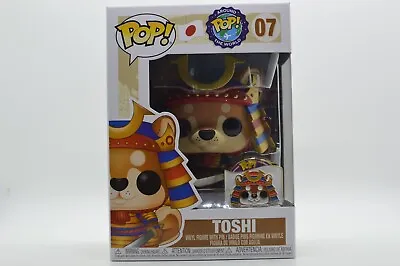 Buy #07 Toshi Around The World Funko Pop And Pin In Protector • 56.99£