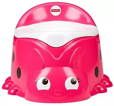Buy Fisher Price Ladybug Potty BBM85 Removable Tray Toddler Toilet Training • 14.29£