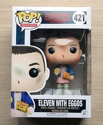 Buy Funko Pop Stranger Things Eleven With Eggos + Free Protector • 14.99£