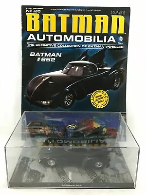 Buy BATMAN BATMOBILE #652 Limited Edition Automobilia Collection Diecast Model + Mag • 8.99£