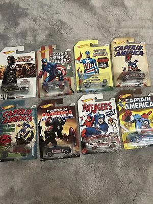 Buy Hot Wheels Captain America Limited Edition Full Set All New And Sealed • 45£