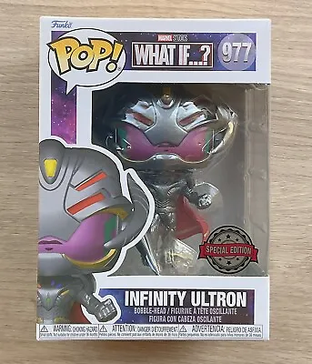 Buy Funko Pop Marvel What If? Infinity Ultron #977 + Free Protector • 11.99£
