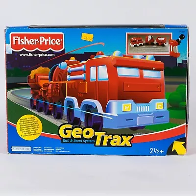 Buy BNIB 2003 Fisher Price GeoTrax Radio Controlled B5295 Fire Engine Truck • 120£