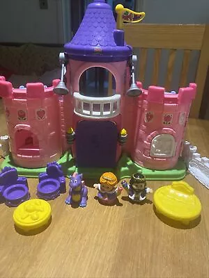 Buy Fisher Price Little People Little Kingdom Pink Royal Palace - Sounds • 19.99£