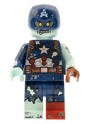 Buy LEGO Marvel CMF Series 1 Minifigure ONLY Colmar09 Zombie Captain America (71031) • 11.99£