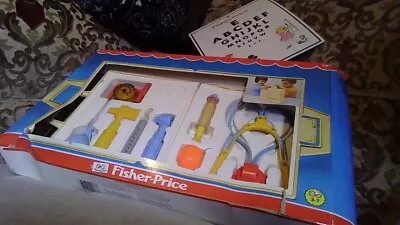 Buy Vintage Fisher Price Plastic Toy Medical Kit Complete • 6£