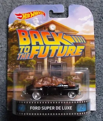 Buy Hot Wheels Back To The Future Ford Super De Luxe Delorean Toyota Movie Original • 33£