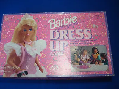 Buy Vintage 1993 Golden Barbie For Girls Dress Up Game Complete Excellent • 18.89£