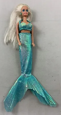 Buy Barbie Mermaid Mermaid Doll 1434 Vintage 1991 Color Change Effect Hair 90s • 23.98£