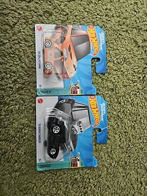 Buy Hot Wheels Dom & Brian Toyota Supra & Dodge Charger Fast And Furious Tooned New • 6£