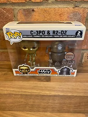 Buy Funko Pop Disney Star Wars Concept C-3PO & R2-D2 Figures 2 Pack • 14.99£