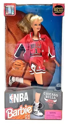 Buy 1998 NBA Team Barbie Doll With Basketball: Chicago Bulls / Mattel 20692, NrfB • 66.87£