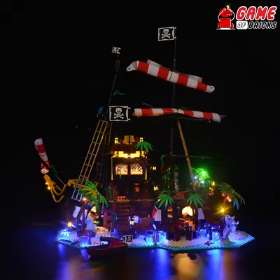 Buy LED Light Kit For Pirates Of Barracuda Bay Compatible With LEGO® 213222 Standard • 47.49£