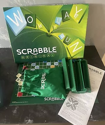 Buy Scrabble Board Game By Mattel 2012 Version Complete & Good Condition • 9.99£