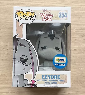Buy Funko Pop Disney Winnie The Pooh Eeyore Flocked #254 + Free Protector • 39.99£