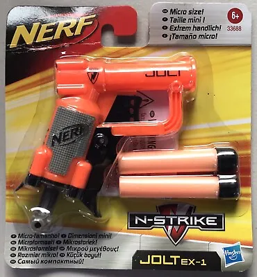 Buy Nerf N-strike Jolt EX-1 Soft Whistler Dart Shooter Toy Micro Size With 2 Darts • 17.95£