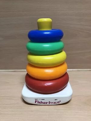 Buy Vintage 1980’s Fisher Price Rock A Stack Toy 627 Made In Belgium, Retro • 7.99£