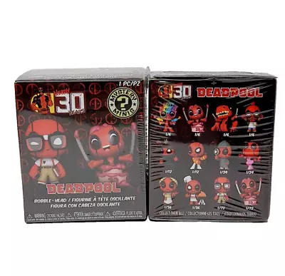 Buy Funko Pop! Mystery Minis Marvel Deadpool Merry 30 Years X 2 Brand New & Sealed • 24.99£