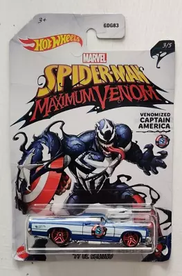 Buy Hot Wheels Spider-Man Venomized Captain America Maximum Venom El Camino 3/5 • 6.99£