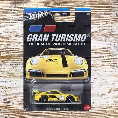 Buy 2024 Hot Wheels Porsche 911 GT3 RS Yellow Gran Turismo  • 13£
