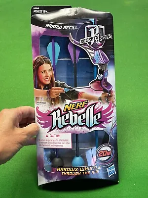 Buy Nerf Rebelle Secrets & Spies Whistling Arrows X 3 Refill Pack • 1£
