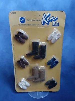 Buy ♡ BARBIE CLOTHING ♡ Ken Shoe Set  Best Buy Fashions  ♡ NRFB In Original Packaging ♡ 1972 #8627 • 41.10£