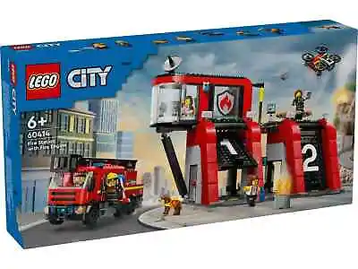Buy Lego City 60414 - Fire Station With Fire Engine NEW - FREE SHIPPING • 190.84£