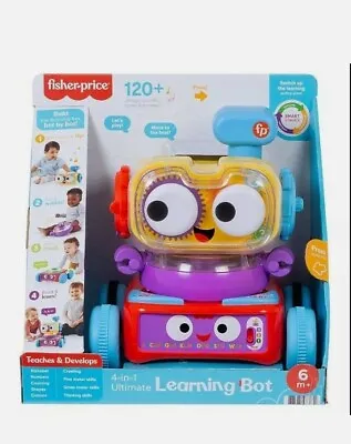 Buy Fisher-Price 4-in-1 Ultimate Learning Bot Electronic Toy Lights Music Sounds • 29.93£