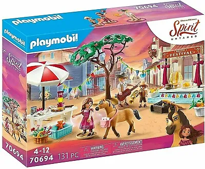 Buy Playmobil 70694 Spirit Untamed Miradero Festival Playset 131 Pcs New Xmas Toy 4+ • 29.99£