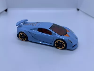 Buy Hot Wheels - Lamborghini Sesto Elemento Blue - Diecast - 1:64 Scale - USED • 3.50£
