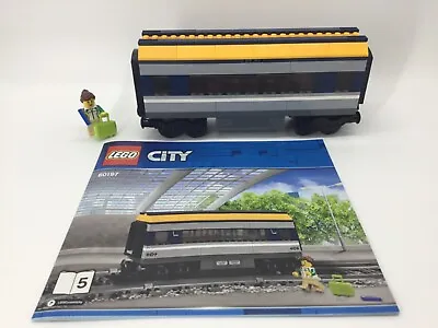 Buy LEGO City Train 60197 Locomotive / Wagon / Stop Incl Minifigure / Instructions Compartment • 11.22£