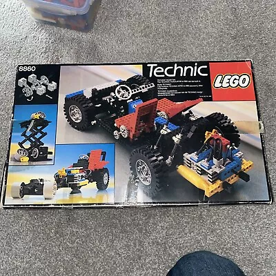 Buy Lego Technic 8860 Car Chassis 90% Complete In Box + Battery Pack & Instructions • 30£