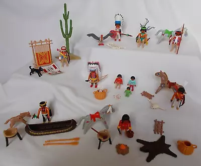 Buy Playmobil Native American Indians Bundle / Western Playset • 16.99£