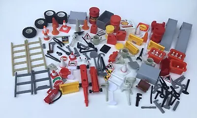 Buy Vintage 1974 Playmobil Construction And Garage Accessories • 20£