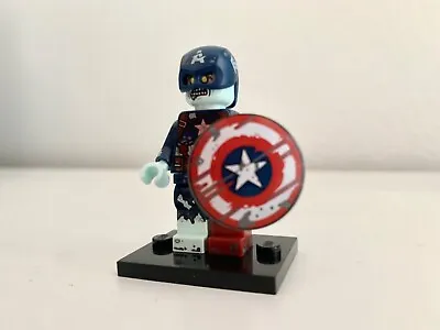 Buy LEGO Marvel Series 1 Zombie Captain America Minifigure 71031  • 9.48£