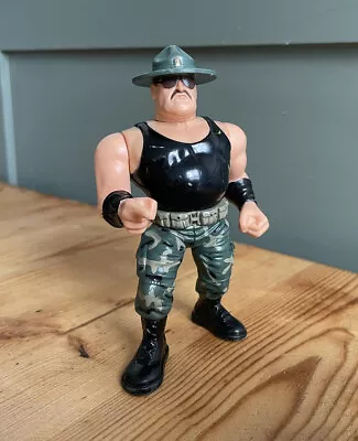 Buy Sgt Slaughter Hasbro WWF WWE Wrestling Figure Series 3 1990 Sergeant • 7.99£