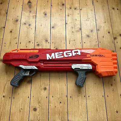 Buy NERF N-Strike Elite MEGA Twinshock Foam Dart Blaster • 0.99£