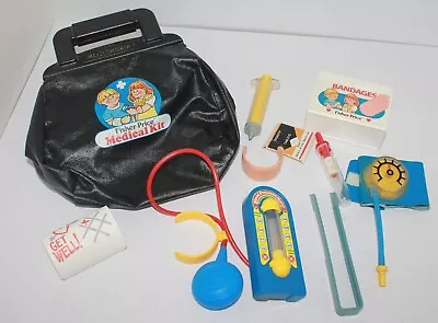 Buy Vintage Fisher Price 1987 Doctor Dr's Bag Medical Kit Bag And Accessories • 37.81£