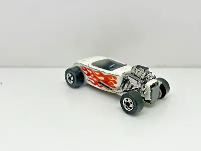 Buy Hot Wheels Hot Rod Roadster White Flames 1975 Malaysia 1:64 106 • 4.99£