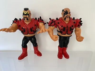 Buy 1992 The Legion Of Doom Hawk & Animal Hasbro WWF Figures ONLY 1 SPIKE MISSING • 34.95£
