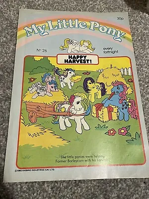 Buy Vintage G1 My Little Pony UK Magazine Comic Issue 26 Happy Harvest! • 6£
