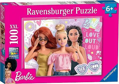 Buy Ravensburger Barbie 100 Piece Jigsaw Puzzles For Kids Age 6 Years Up - Extra Lar • 13.69£