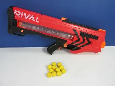 Buy Large NERF RIVAL ZEUS MXV-1200 BLASTER GUN Toy Gun Balls TEAM RED 5355 • 31.46£