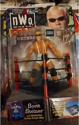 Buy ToyBiz Action Figure WCW Scott Steiner Ring Fighter World Championship Wrestling • 30£