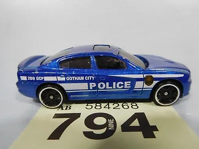 Buy Mattel Hot Wheels 11 Dodge Dodge Charger R/T Blue Police Car  (794) • 2.50£