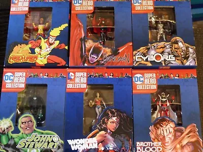 Buy DC Classic Figurine Collection Lot 4: 6 X Boxed DC Superheroes / Villains Cyborg • 39.99£