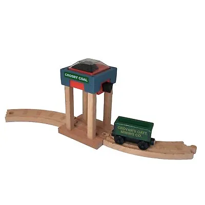 Buy Wooden Railway CROSBY COAL HOPPER * Mattel Thomas And Friends Train Set VGC • 15.95£