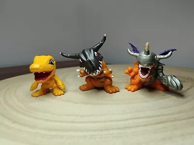 Buy Digimon Mini Figures Bandai Vintage Miniature Agumon Greymon Metal • 20£
