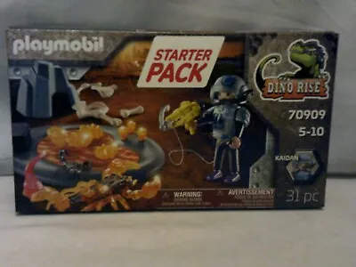 Buy Playmobil 70909 Dino Rise Starter Pack 31 Piece Set 5 - 10 Years. New Sealed Box • 7.49£