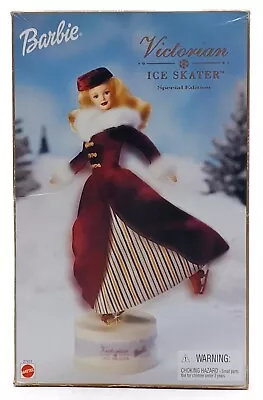 Buy 2000 Victorian Ice Skater Barbie Doll With Game Clock Stand / Mattel 27431, Original Packaging • 67.01£
